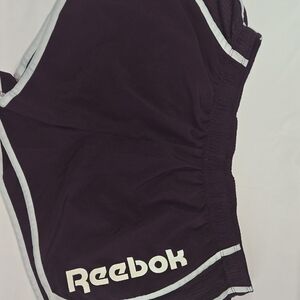 Reebok Purple and White Sports Shorts